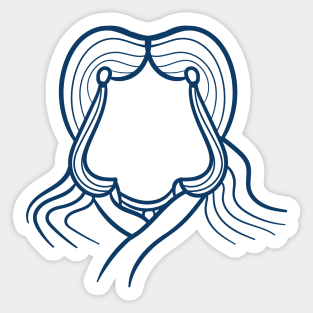 Katara Outline Silhouette Sticker